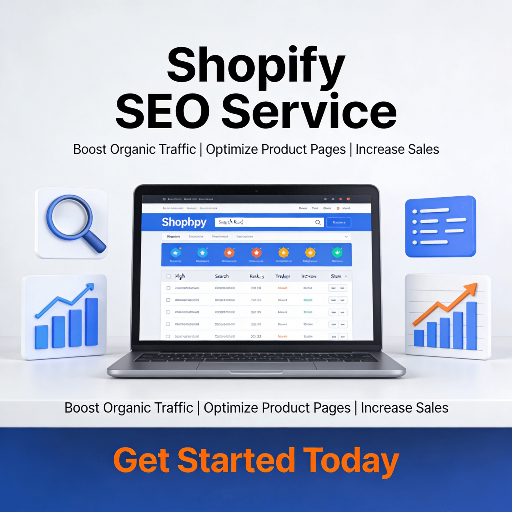 Shopify SEO Service — Boost Organic Traffic, Optimize Product Pages, Increase Sales