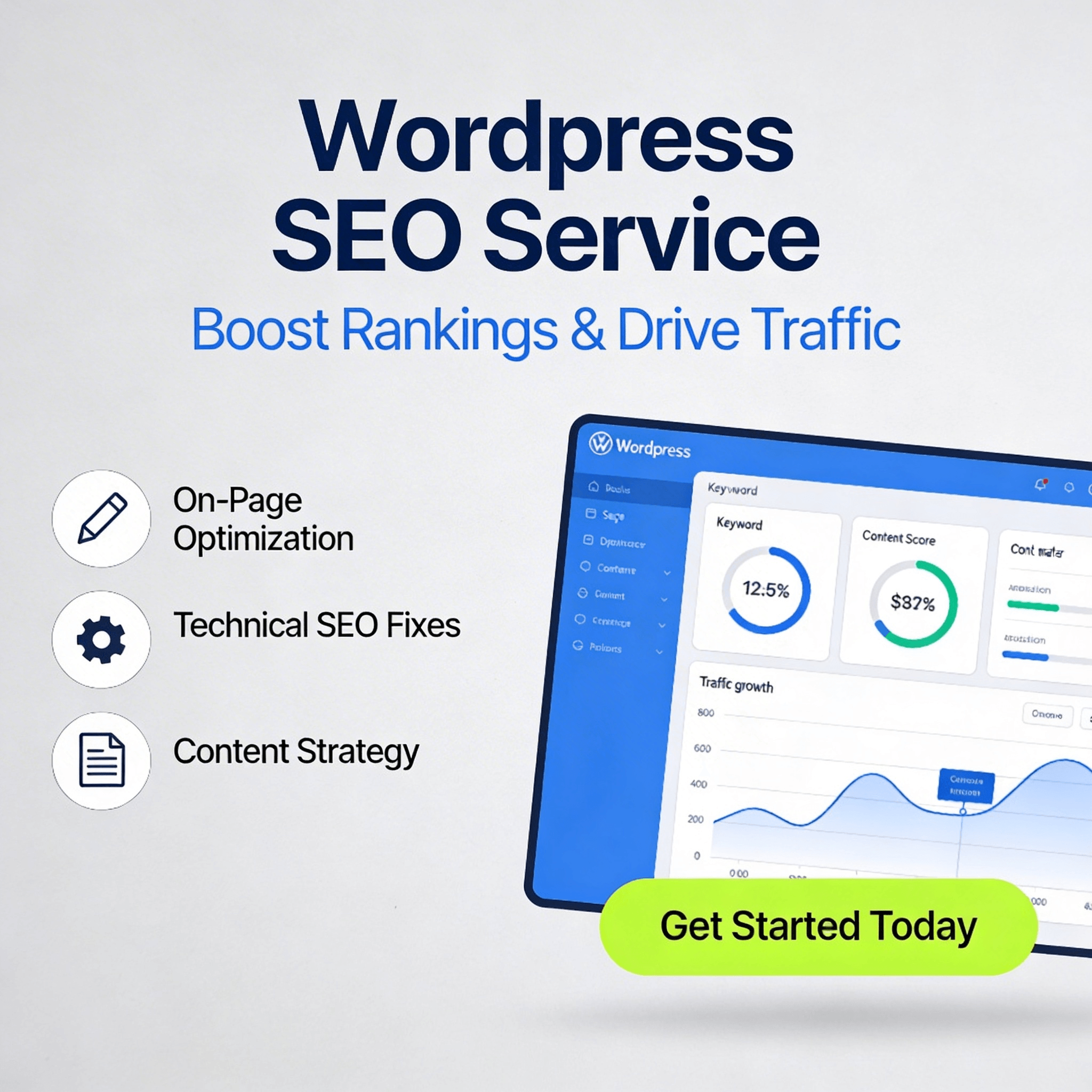 WordPress SEO Service — Boost Rankings & Drive Traffic